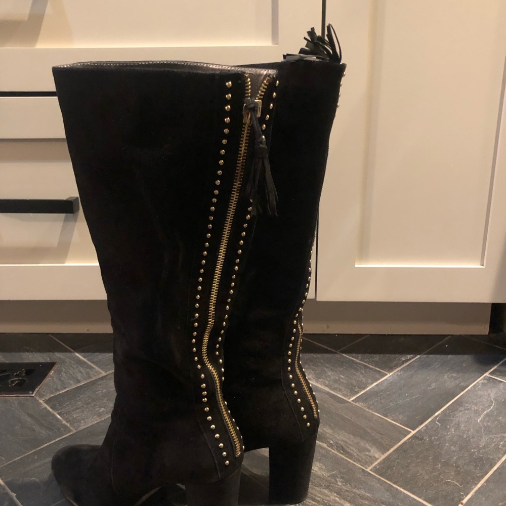 Anne Klein black deuce boots